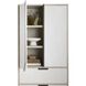 Dorsey Beige and Smoke Cabinet