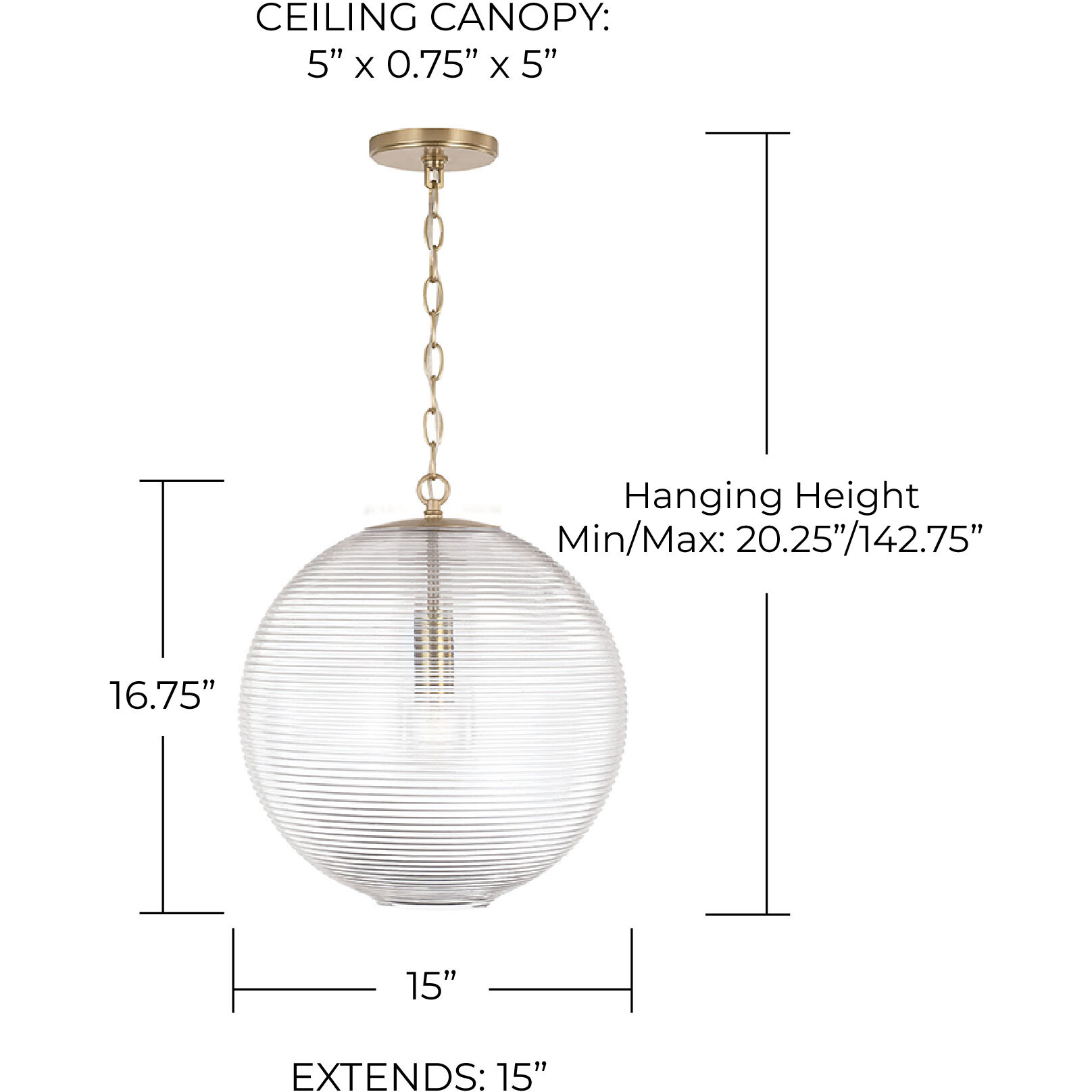 Dolan 1 Light 15 inch Matte Brass Pendant Ceiling Light