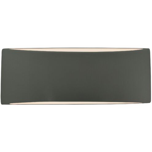 Ambiance 1 Light 13 inch Pewter Green Wall Sconce Wall Light