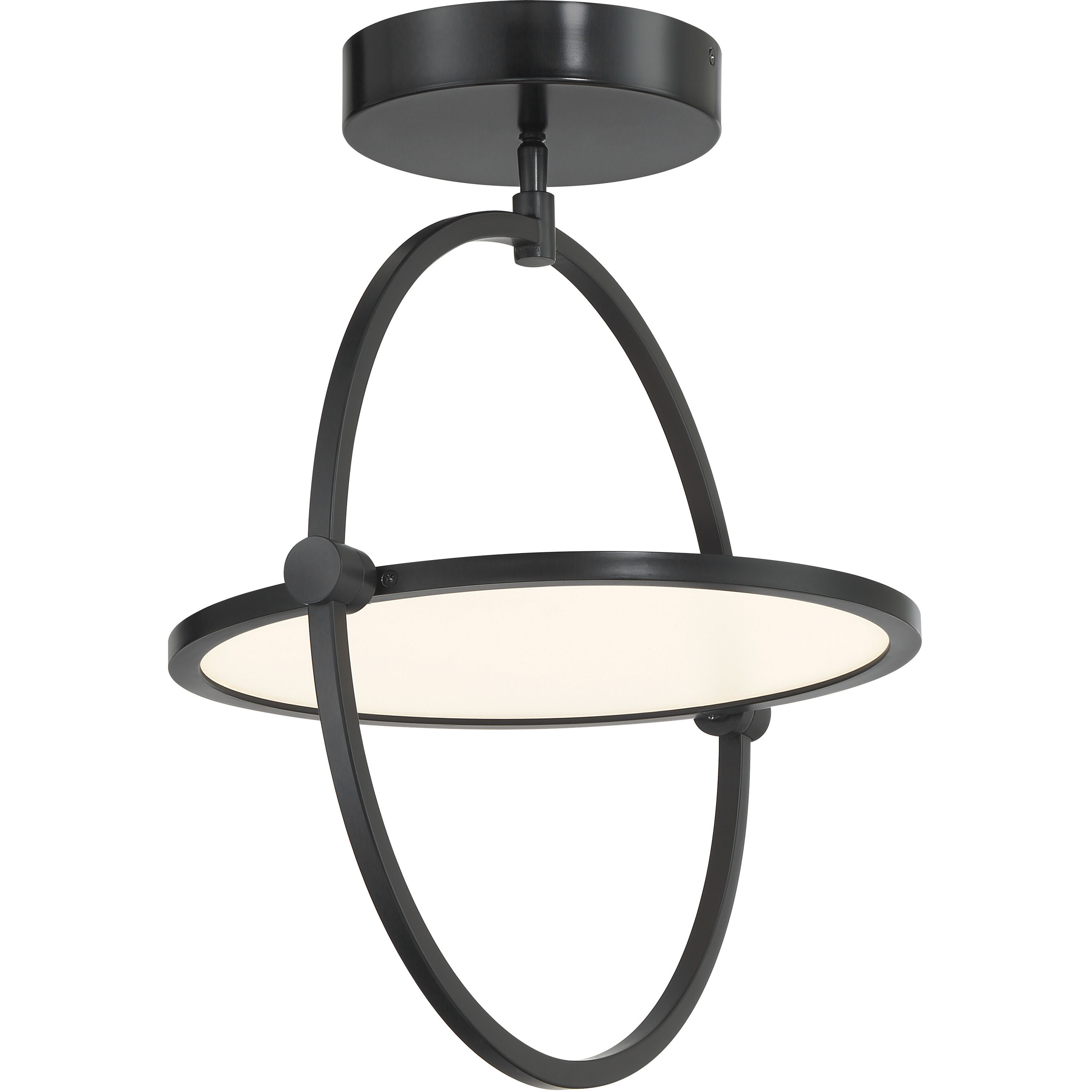 Studio 23 LED 16.5 inch Coal Semi Flush Ceiling Light