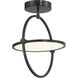 Studio 23 LED 16.5 inch Coal Semi Flush Ceiling Light