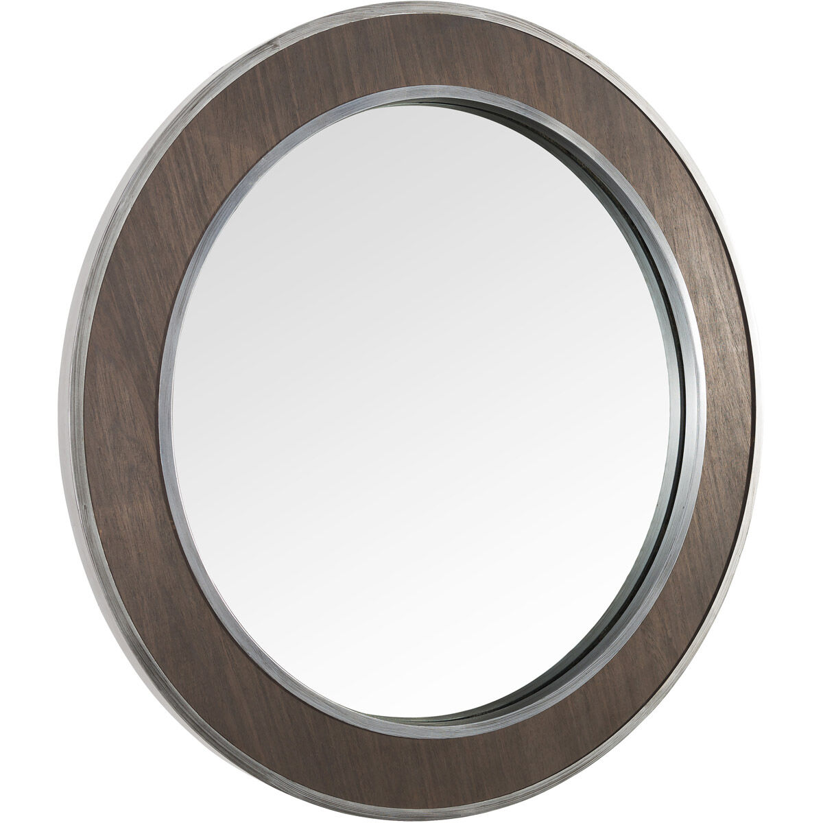 Macie 30 X 30 inch Reclaimed Wood and Mirror Wall Mirror