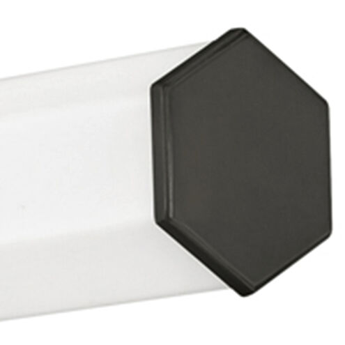 Facet LED 32 inch Black Oxide Vanity Light Wall Light, Vertical
