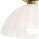 Dariel 1 Light 12 inch White Flush Mount Ceiling Light