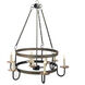Hill Country 9 Light Darkened Bronze and Antique Green Chandelier Ceiling Light