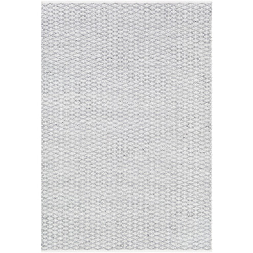 Modena 120 X 96 inch Gray/White Handmade Rug in 8 x 10, Rectangle