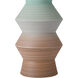 Happy 80's 11 X 5.25 inch Vases, Set of 2