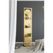 Full 78.7 X 18.1 inch Gold Mirror