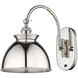 Adirondack 1 Light 8.13 inch Polished Nickel Sconce Wall Light