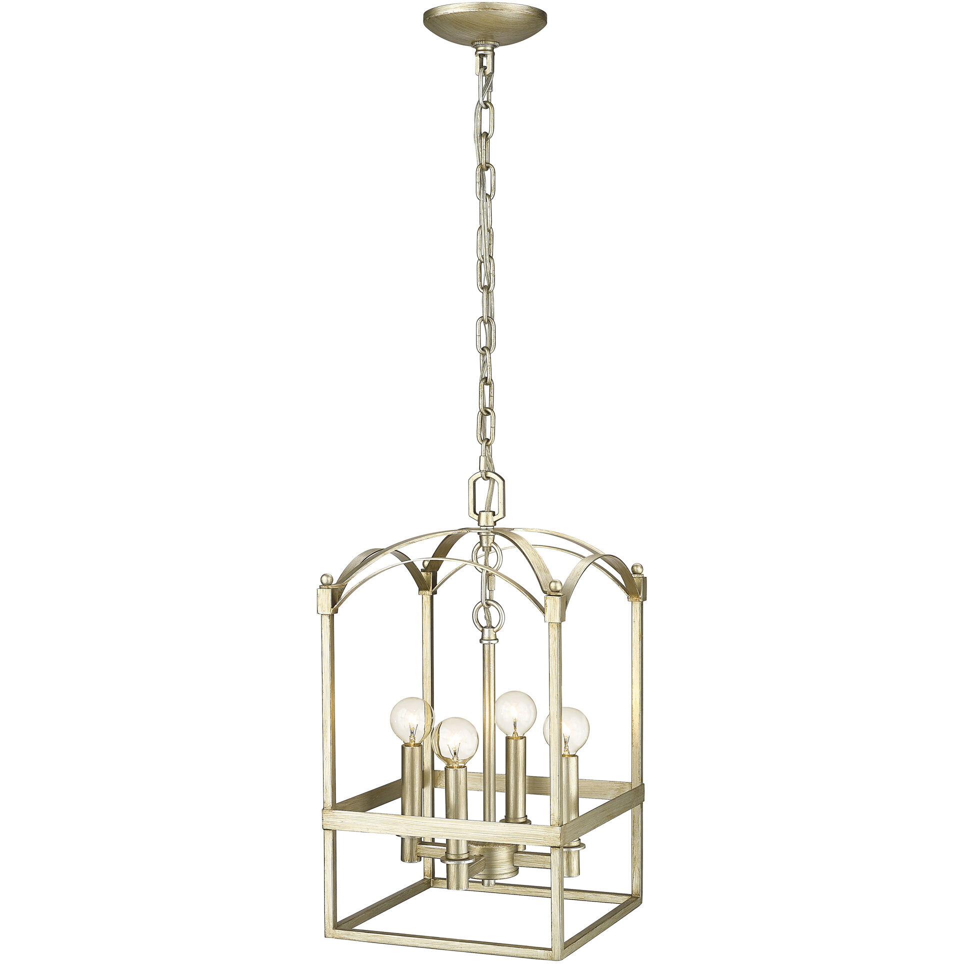 Cormac 4 Light 10 inch Washed Gold Pendant Ceiling Light