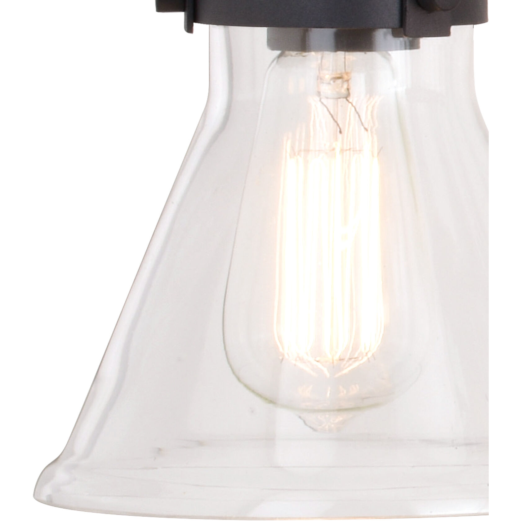 Mason LED 32.5 inch Charcoal Black Bathroom Light Wall Light in 4