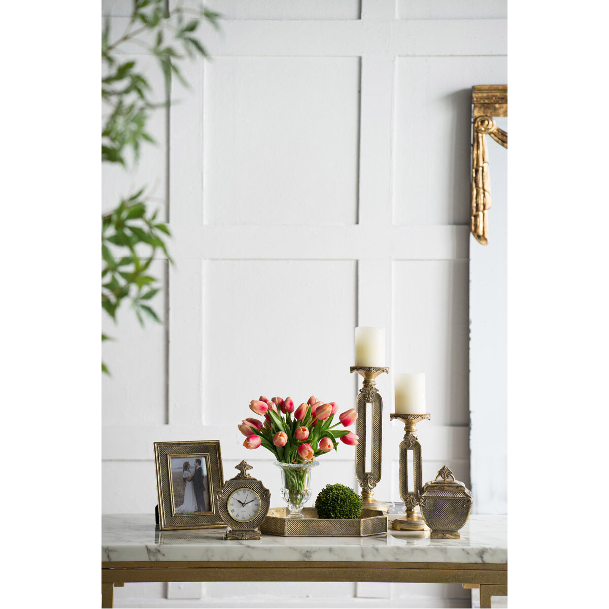 CV-Classic Vintage 14 inch Candle Holder 