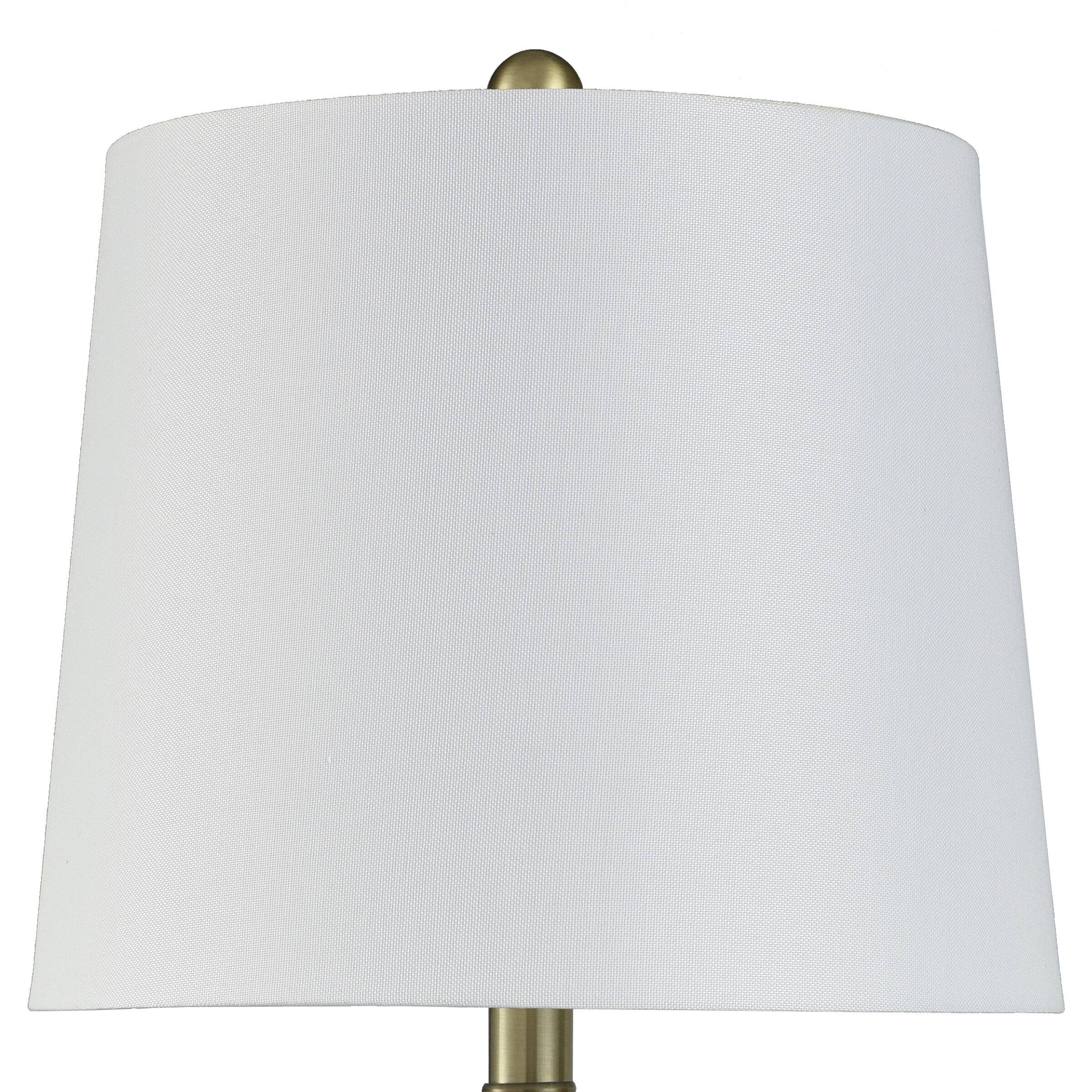 Signature 25.25 inch 60 watt Golden Copper with Brussels White Table Lamp Portable Light