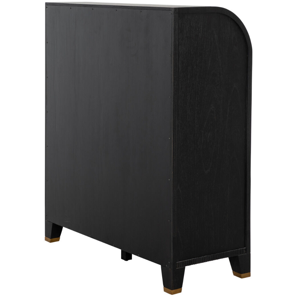 Maison Brushed Black / Stained Gold Chest