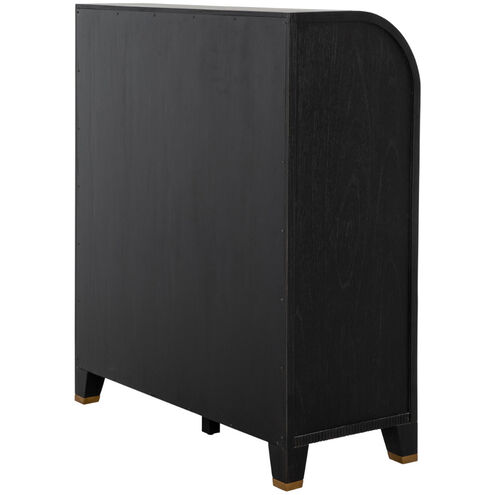 Maison Brushed Black / Stained Gold Chest