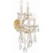 Maria Theresa Sconce Wall Light in Clear Swarovski Strass, Gold