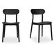 Kent Black Outdoor Dining Chair, Set of Two