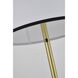 Canada 65 inch 60.00 watt Black and Satin Brass Floor Lamp Portable Light
