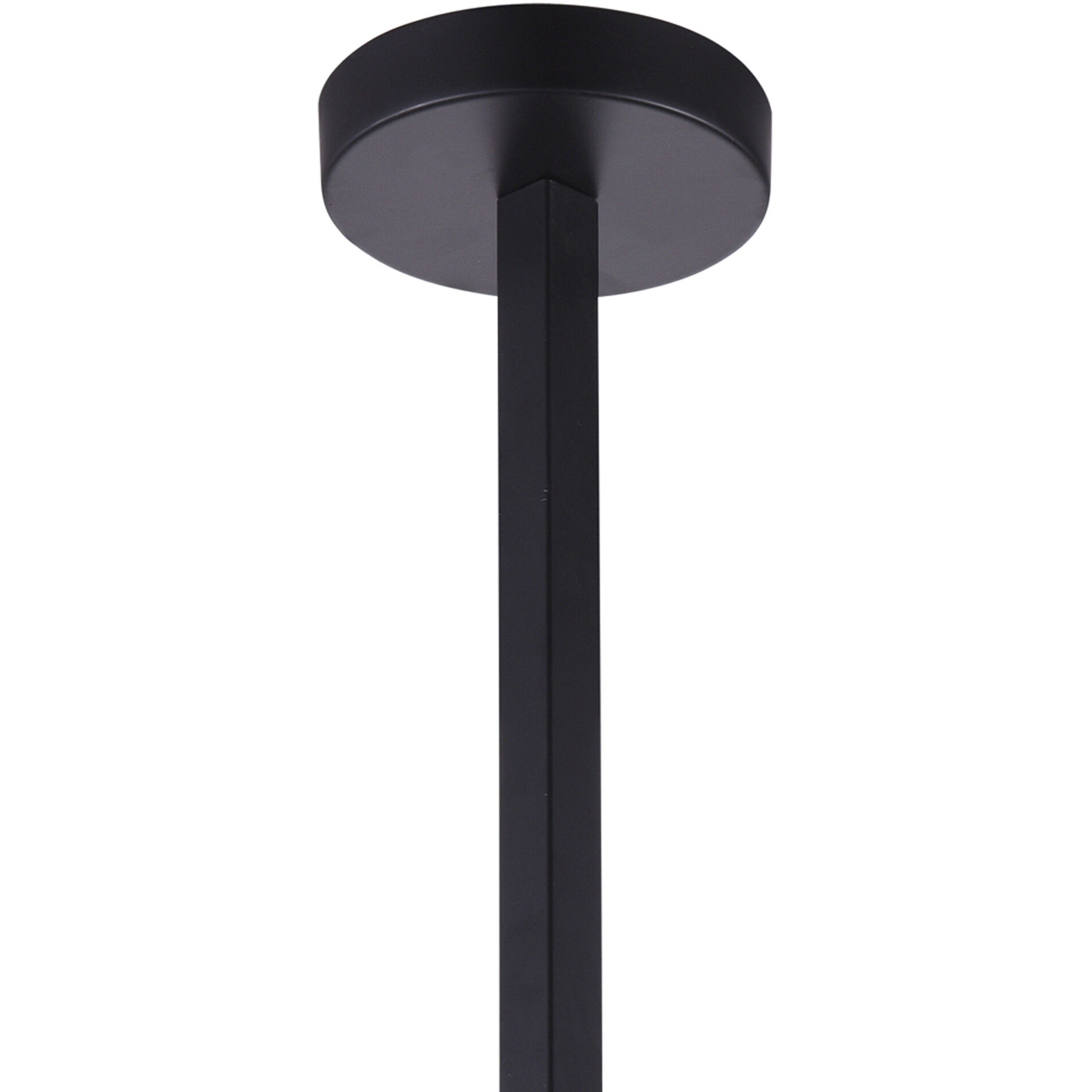 Strum 1 Light 12 inch Black Down Pendant Ceiling Light