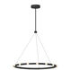Rezz LED 27.63 inch Black Pendant Ceiling Light