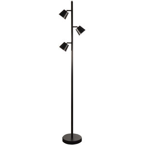 Modern 61.5 inch 5.00 watt Black Task Floor Lamp Portable Light
