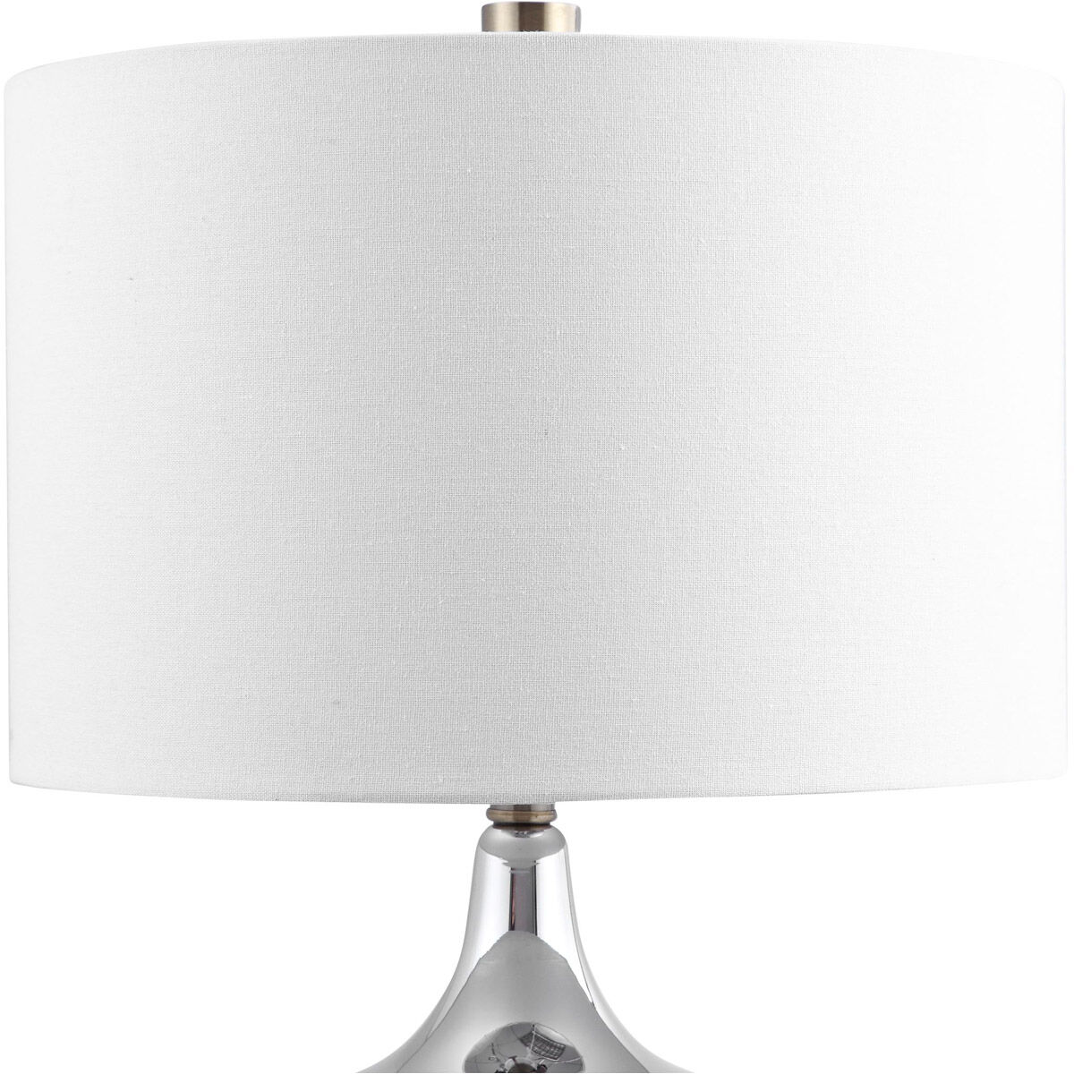 Como 23 inch 150 watt Chrome Table Lamp Portable Light