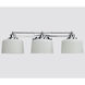 Soho 3 Light 25 inch Polished Chrome Vanity Light Wall Light