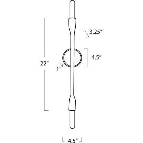 Cobra 2 Light 4.5 inch Oil Rubbed Bronze Wall Sconce Wall Light