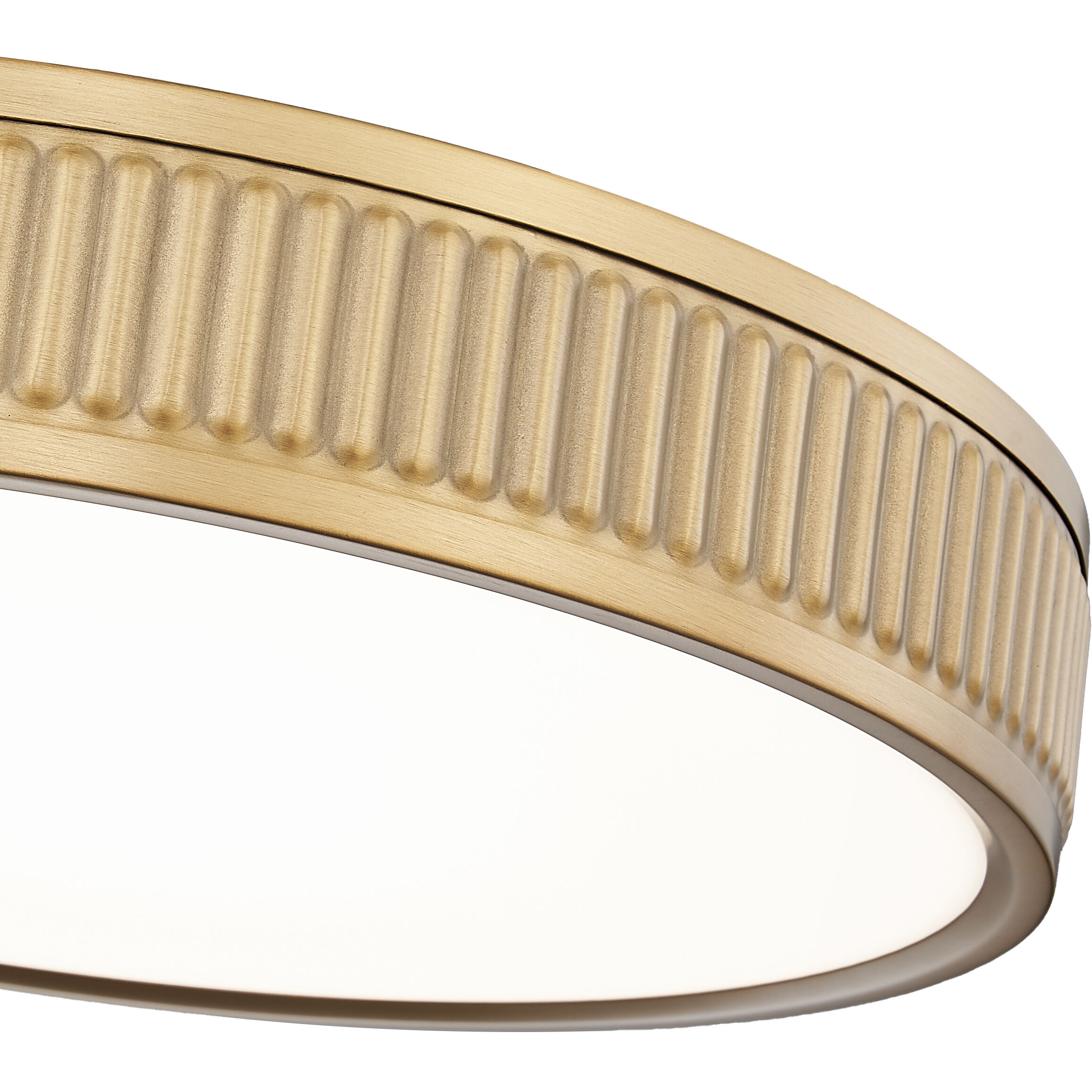 Stari LED 16.75 inch Modern Gold Flush Mount Ceiling Light