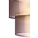Mesh 9 Light 36 inch Satin Brass Pendant Ceiling Light