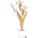 Paperwhite Narcissus White/Cream and Gold Porcelain Flower Decor