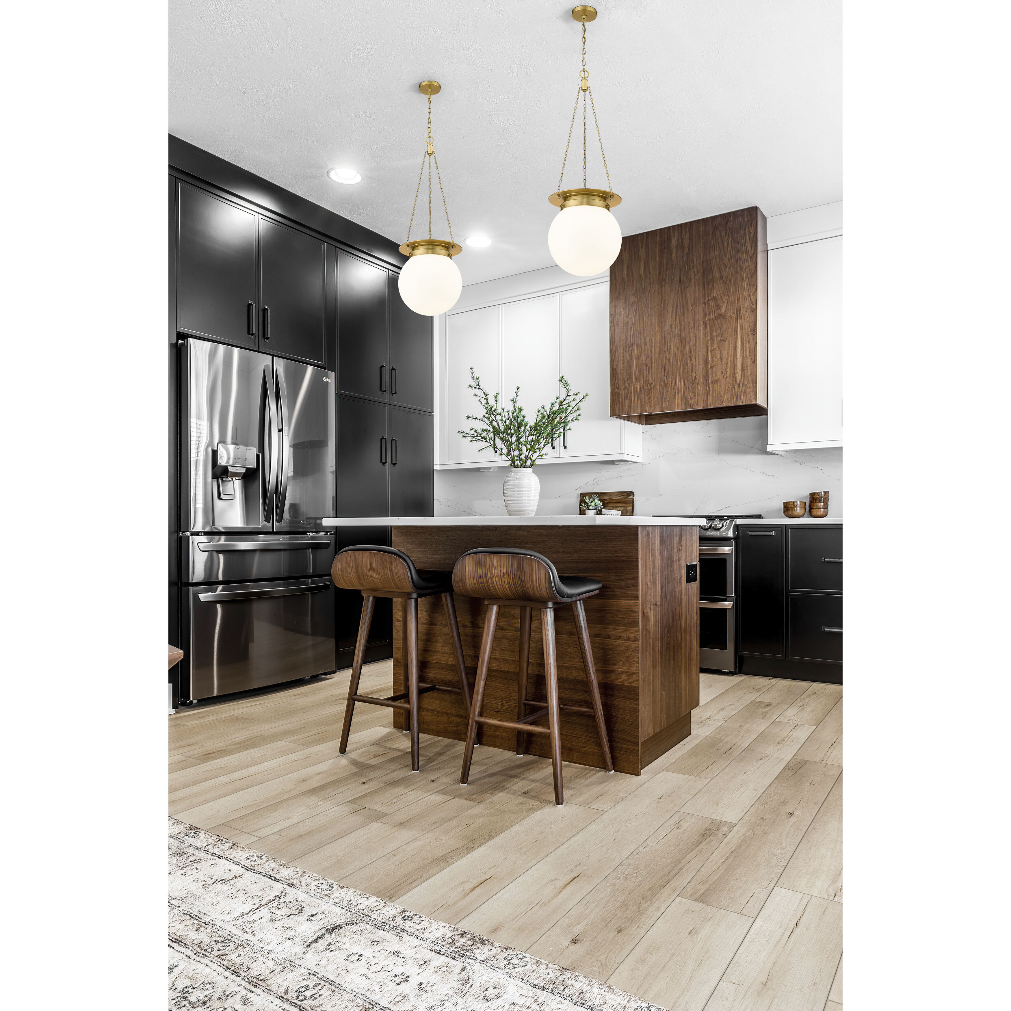 Calhoun 1 Light 13 inch Heritage Brass Pendant Ceiling Light