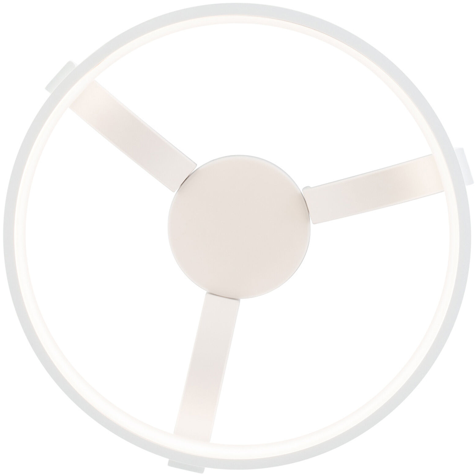 Chaucer LED 16 inch Black Semi-Flush Mount Ceiling Light, dweLED