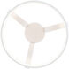 Chaucer LED 16 inch Black Semi-Flush Mount Ceiling Light, dweLED