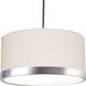 Evanston LED 25 inch Satin Nickel Pendant Ceiling Light