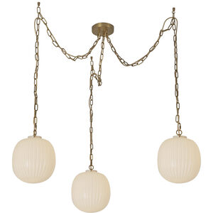 Alora Mood Cherise 3 Light 11.88 inch Brushed Gold Multi Pendant Ceiling Light