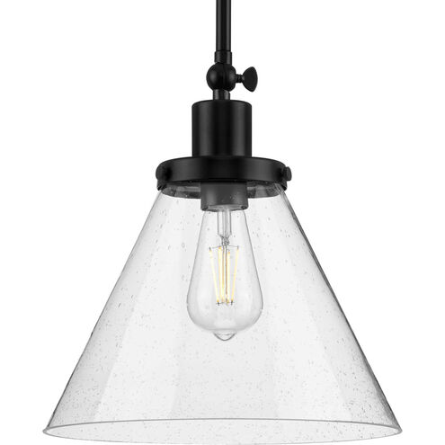 Hinton 1 Light 12 inch Matte Black Pendant Ceiling Light