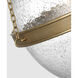 Marie Flanigan Reese LED 18.25 inch Soft Brass Globe Pendant Ceiling Light