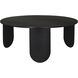 Eco 40 X 40 inch Matte Black Coffee Table
