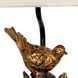 Perching Robin 21 inch 60 watt Antique Black Table Lamp Portable Light
