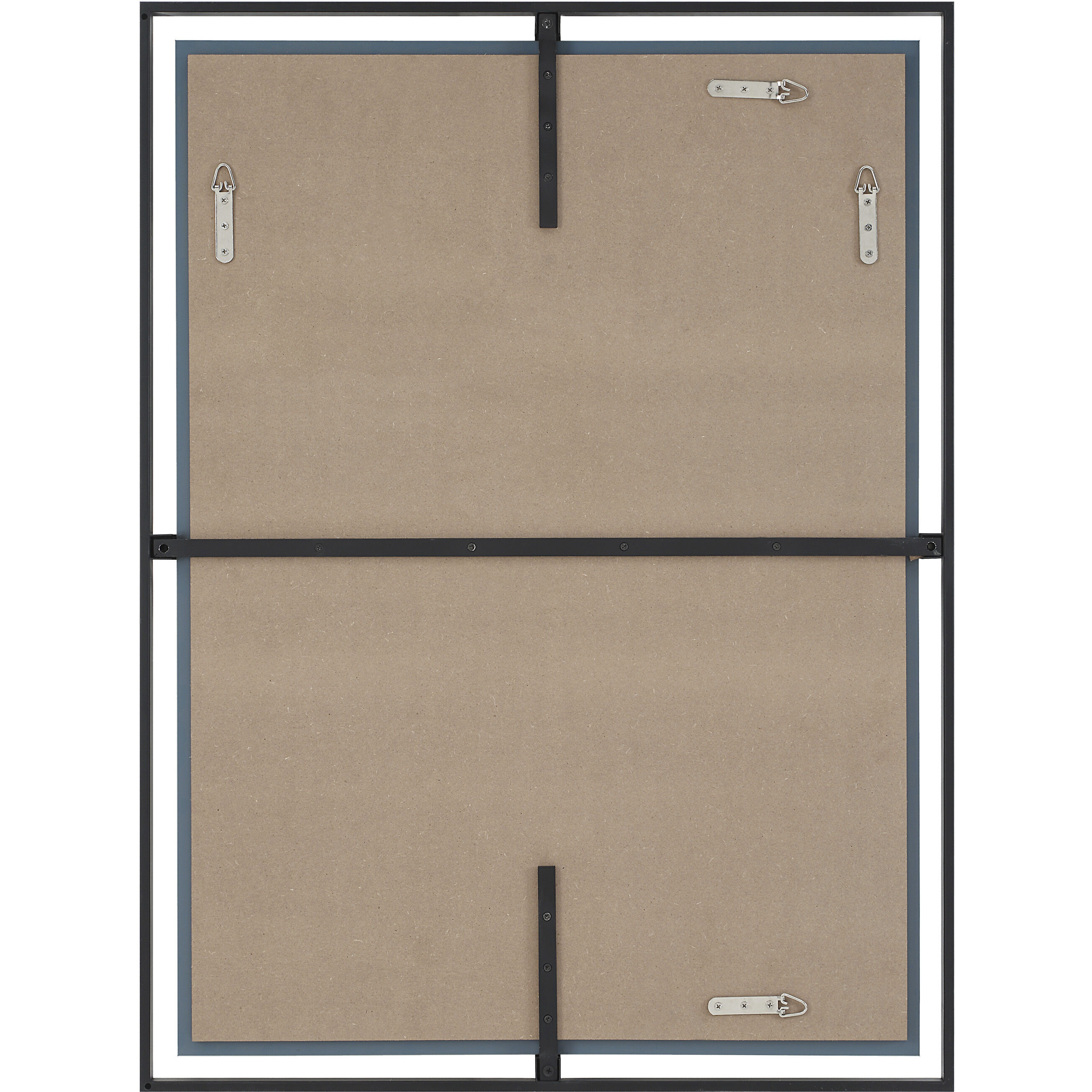 Marco 40 X 30 inch Matte Black Wall Mirror