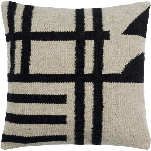 Garold 18 X 18 inch Black Accent Pillow