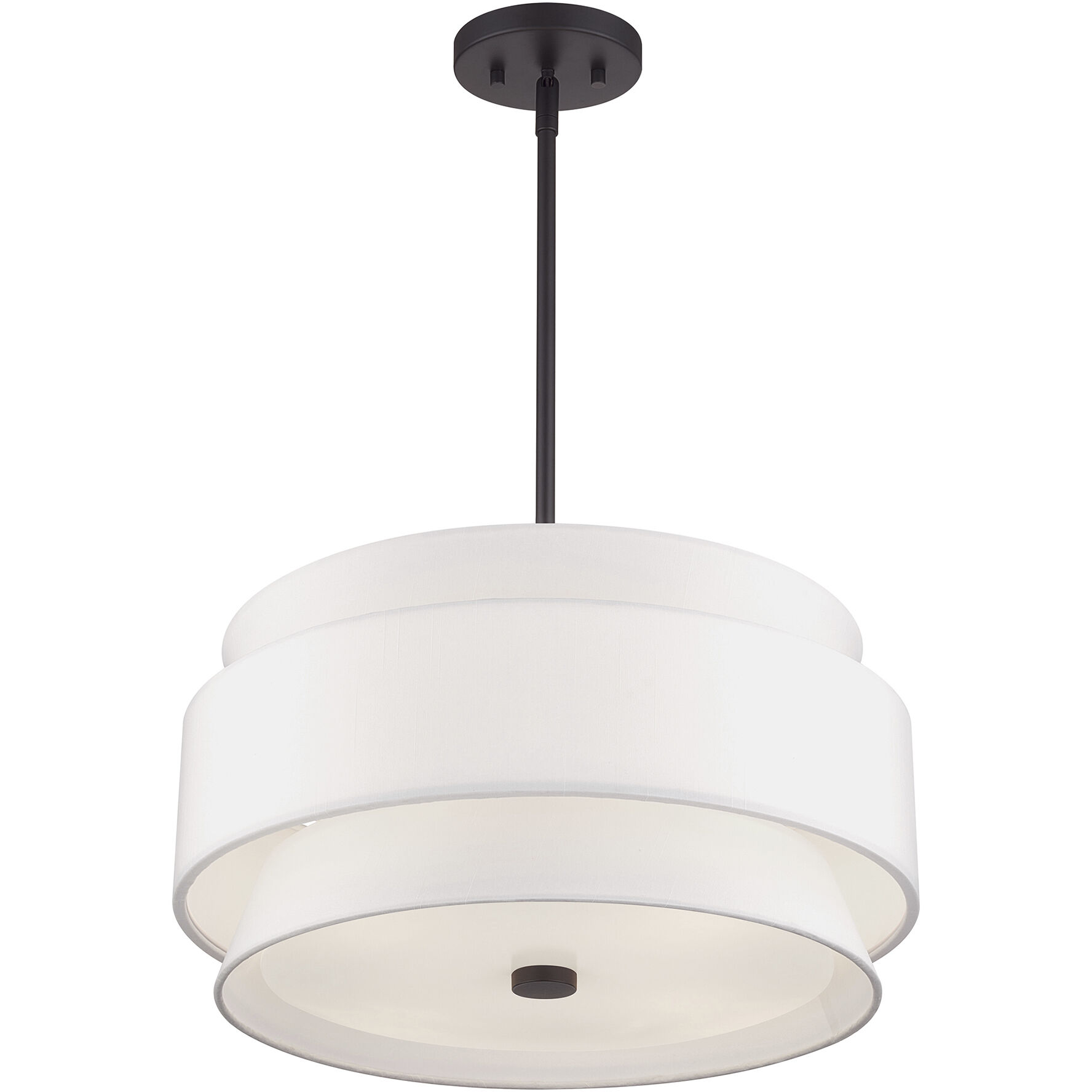 Fontana 4 Light 18 inch Bronze Pendant Chandelier Ceiling Light