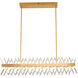 Canada LED 6 inch Gold LED Chandelier Ceiling Light