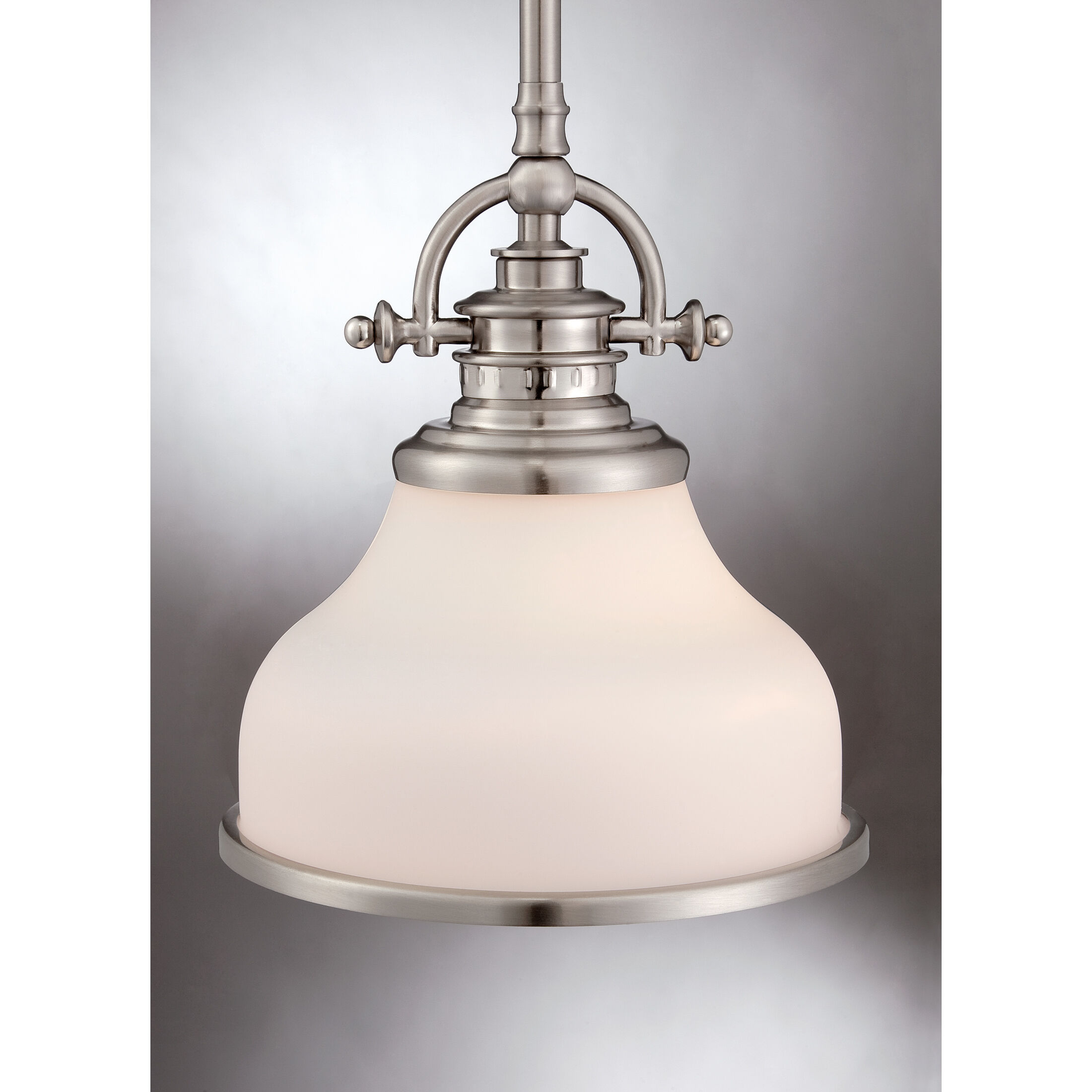 Grant 1 Light 8 inch Brushed Nickel Mini Pendant Ceiling Light