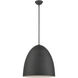 Arlington 3 Light 19 inch Scandinavian Gray with Brushed Nickel Accents Pendant Ceiling Light