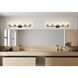 Analia 5 Light 45.75 inch Matte Black Vanity Wall Light