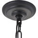 Rohan 4 Light 30 inch Matte Black and Brass Chandelier Ceiling Light in Brass and Black