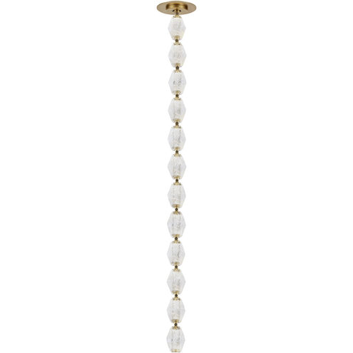 Sean Lavin Collier LED Natural Brass Pendant Ceiling Light, Integrated LED