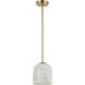 Patrice LED 7 inch Aged Brass Pendant Ceiling Light